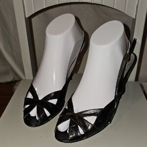 Garolini Italian Peep Toe Heels